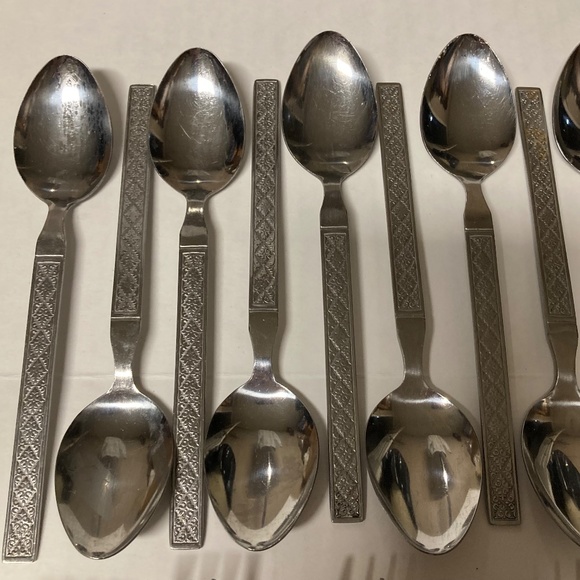 Vintage Frontier Airlines Flatware 24 Pieces Stainless Steel Japan - Picture 6 of 9